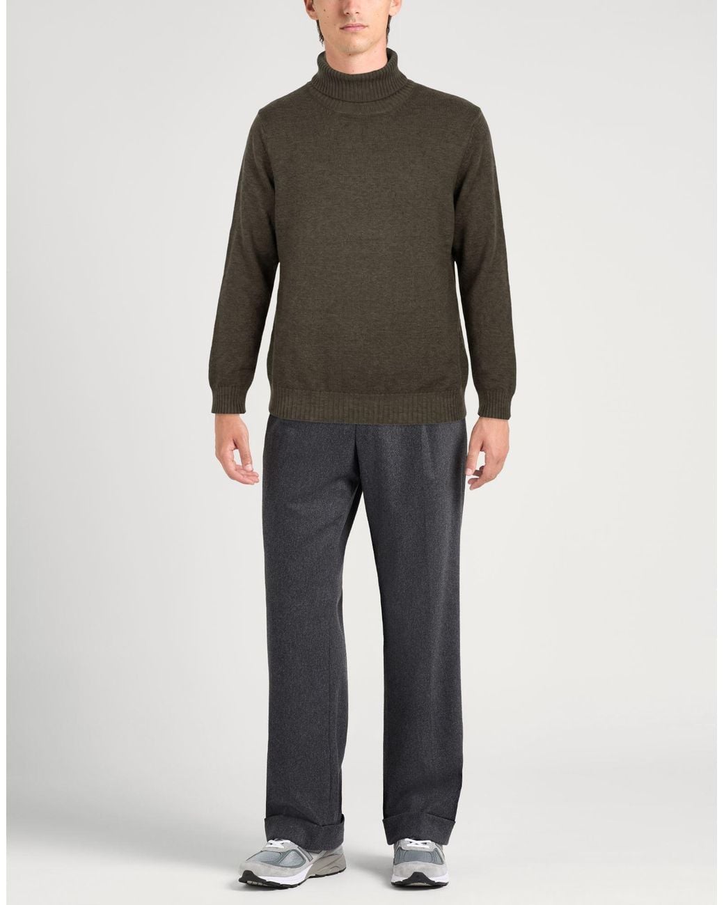 Gran Sasso Green Turtleneck for men