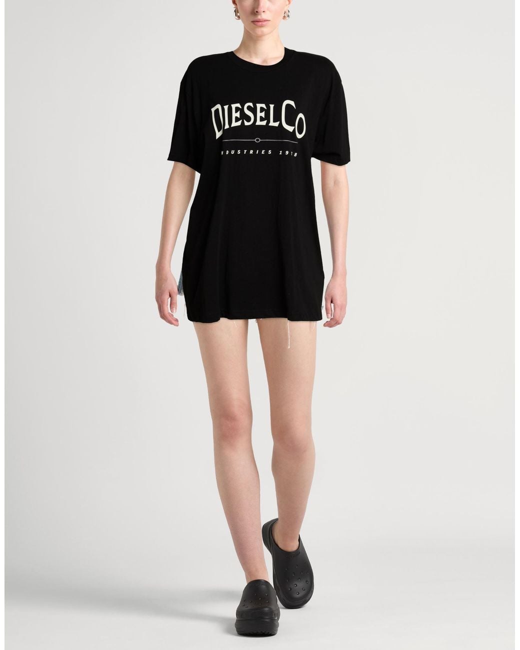 DIESEL Black T-Shirt Cotton