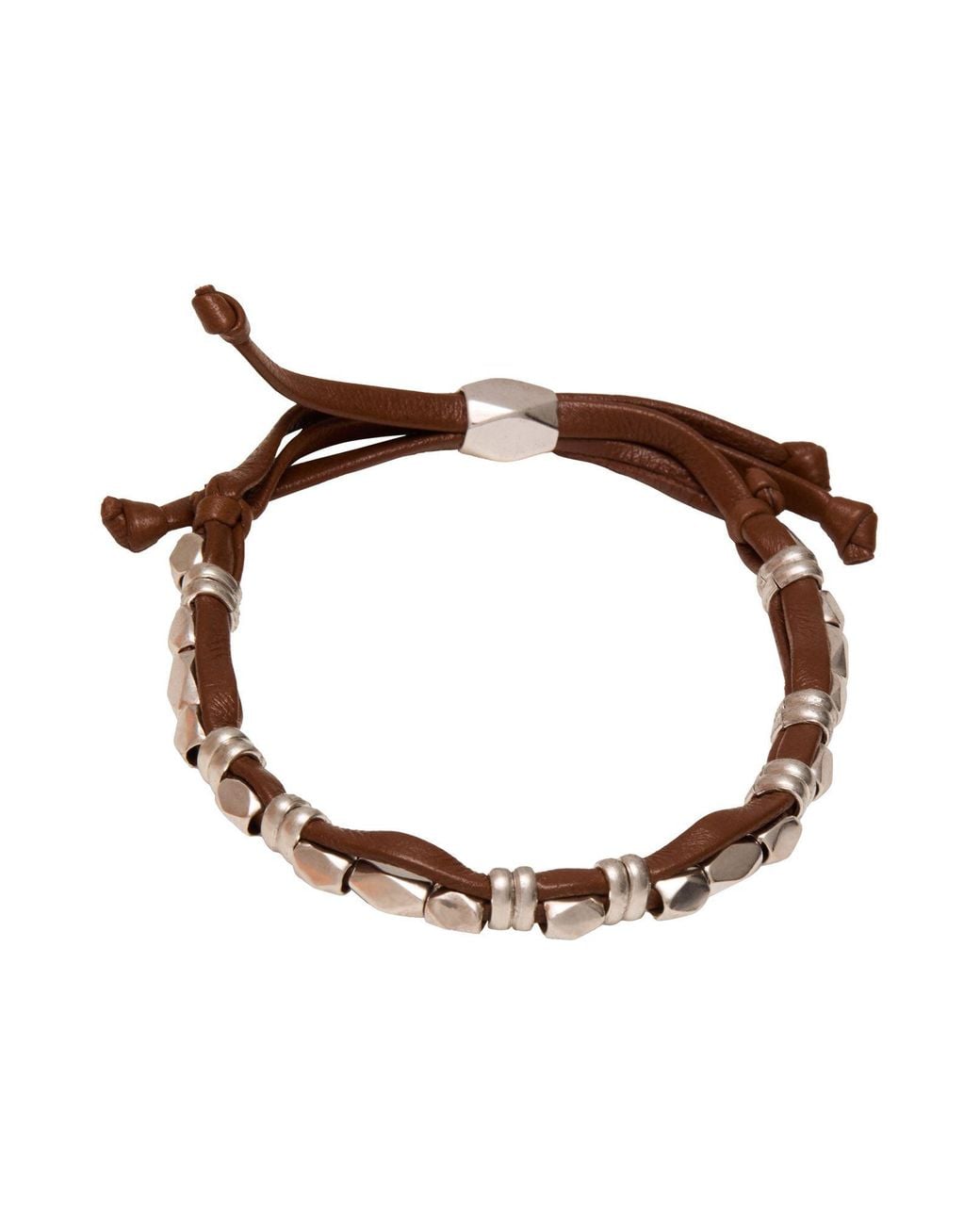 Isabel Marant Brown Bracelet Leather, Metal for men