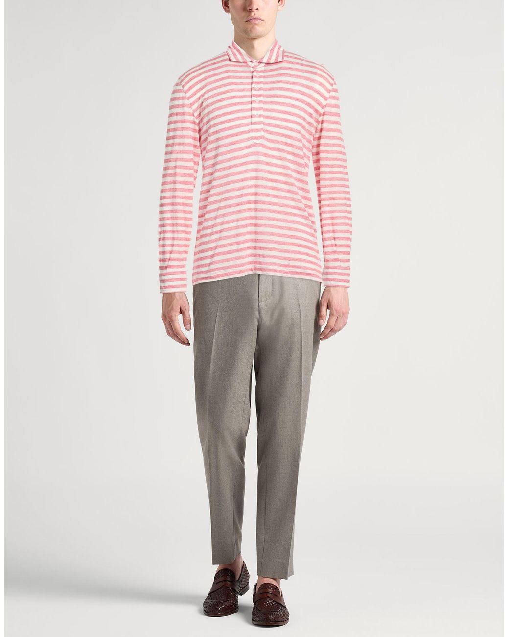 Polo Fedeli de hombre de color Pink