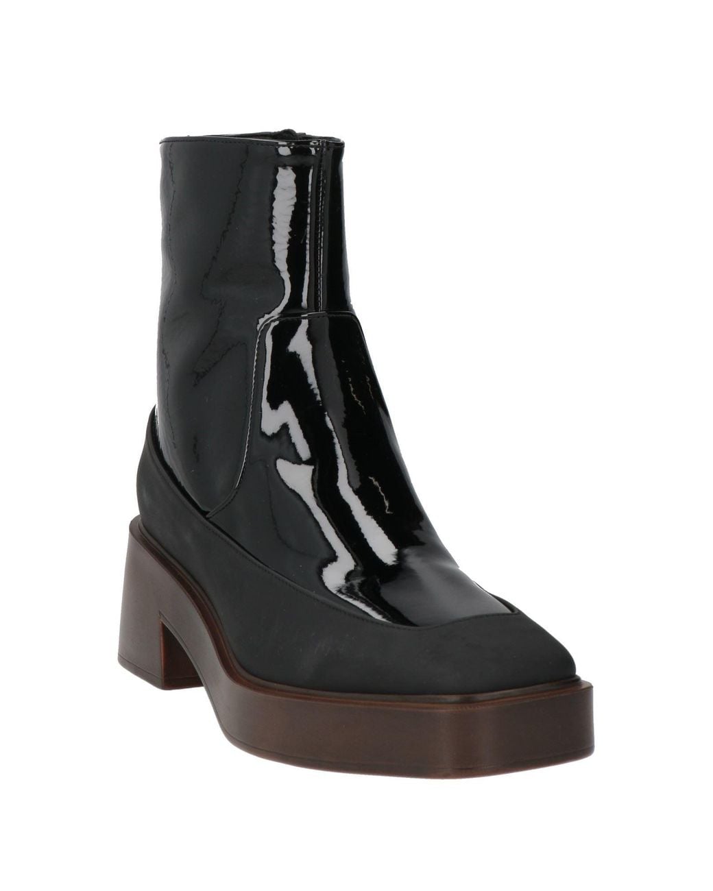 Lorenzo Mari Black Ankle Boots Rubber