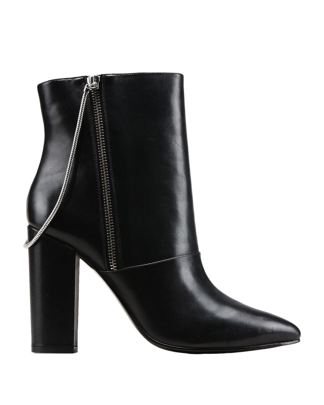 Emporio Armani Leather Ankle Boots in Black - Lyst
