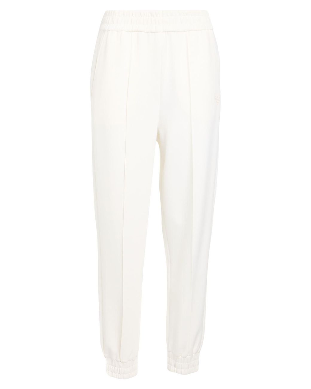 Emporio Armani White Pants Viscose, Polyester, Elastane for men