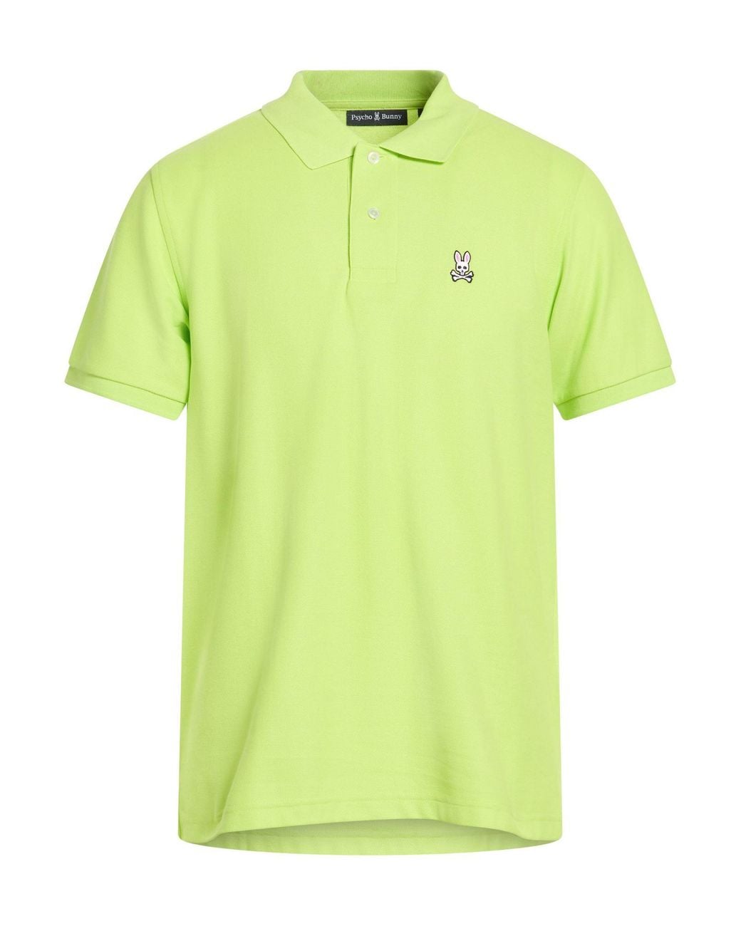 Psycho Bunny Green Lime Polo Shirt Pima Cotton for men