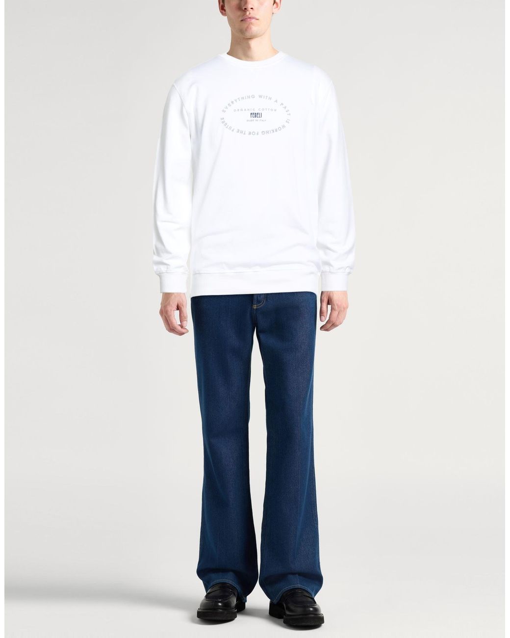 Fedeli White Sweatshirts for men