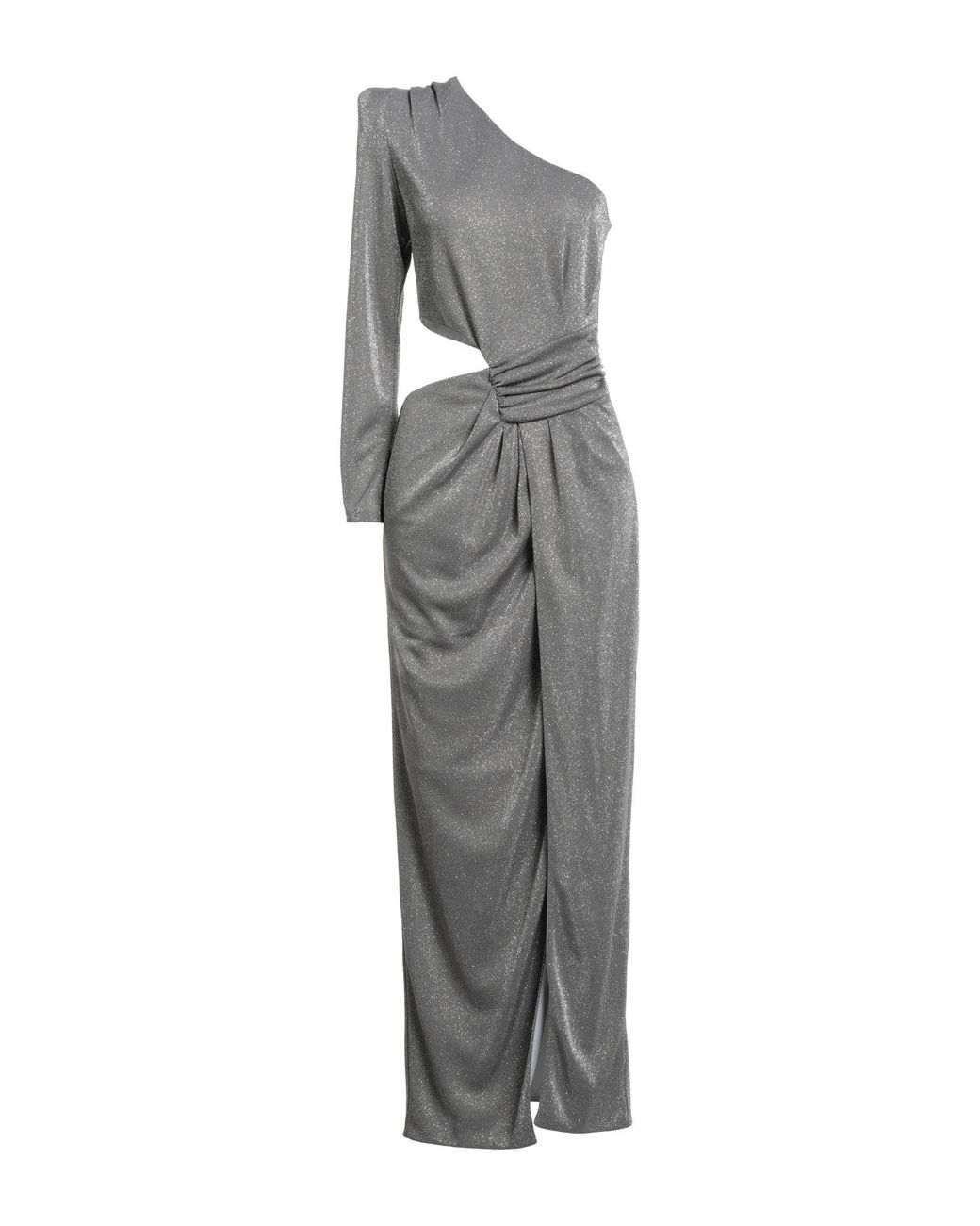 ACTUALEE Gray Maxi Dress