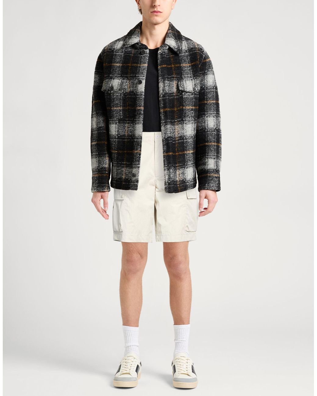Belstaff Natural Shorts & Bermuda Shorts Cotton, Polyamide for men