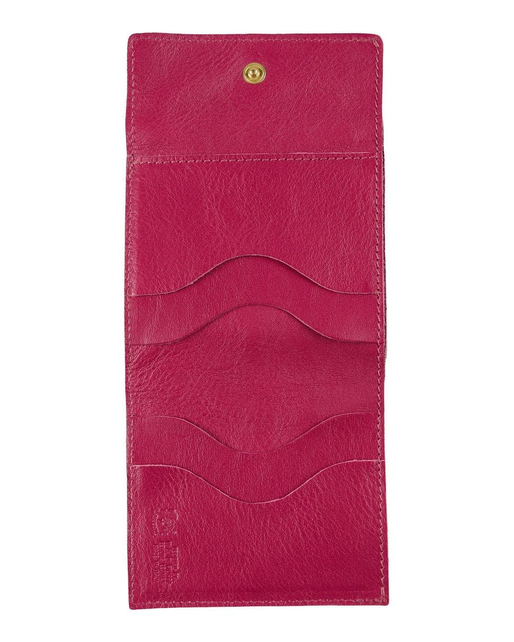 Il Bisonte Pink Wallet Leather