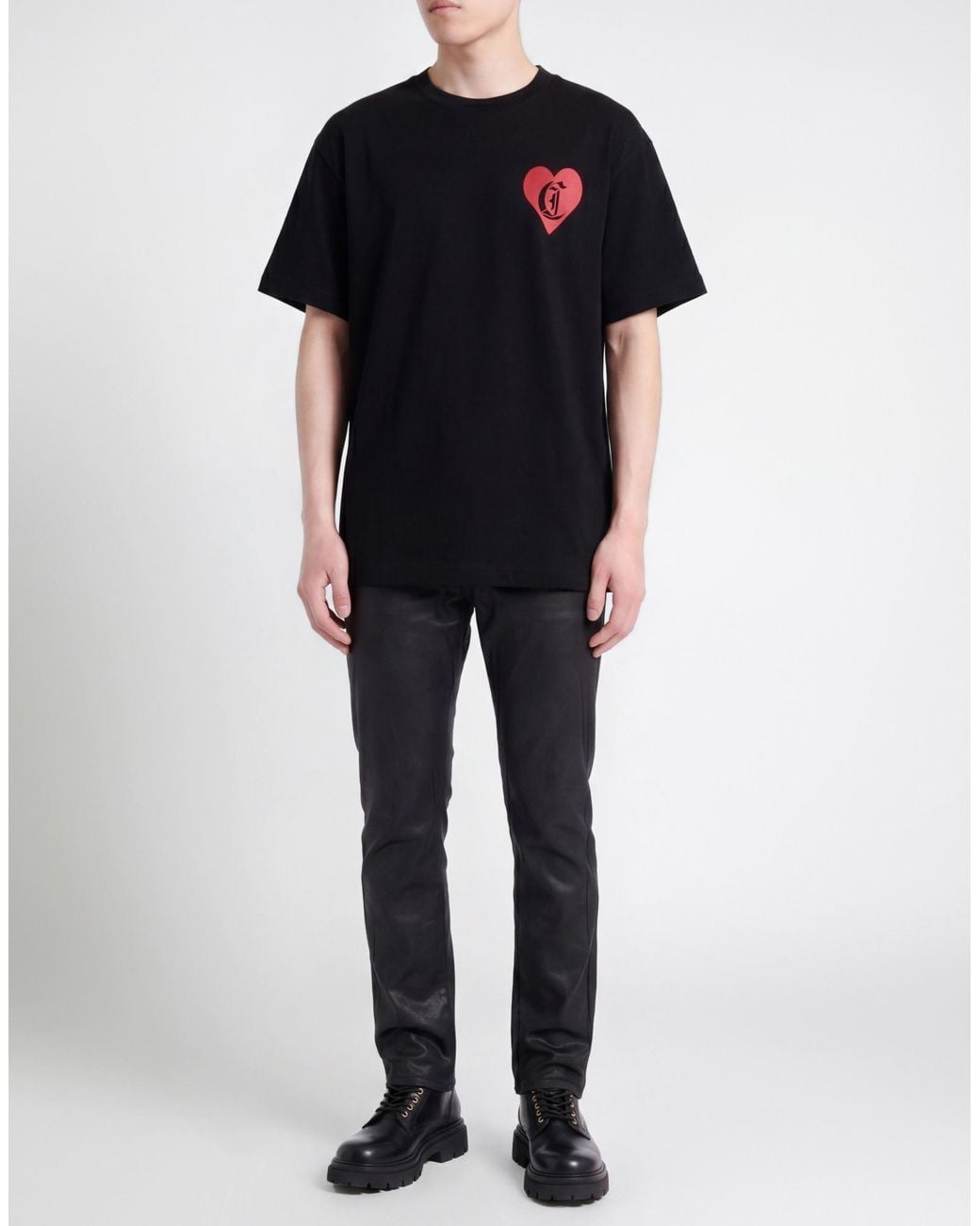 Just Cavalli Black T-Shirt for men