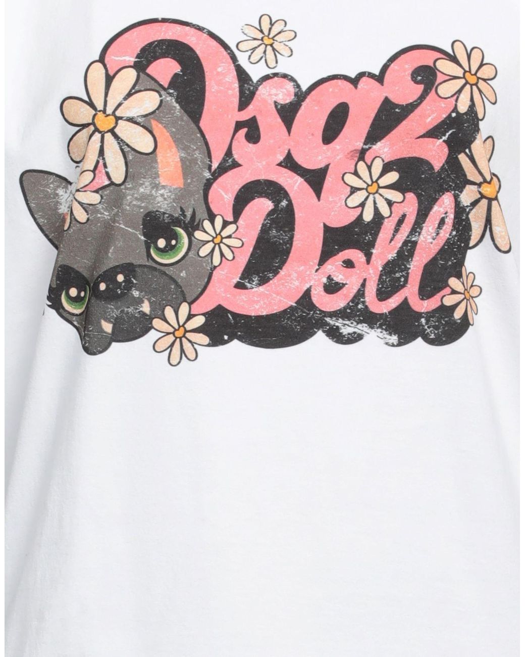 DSquared² White T-Shirt Cotton, Elastane