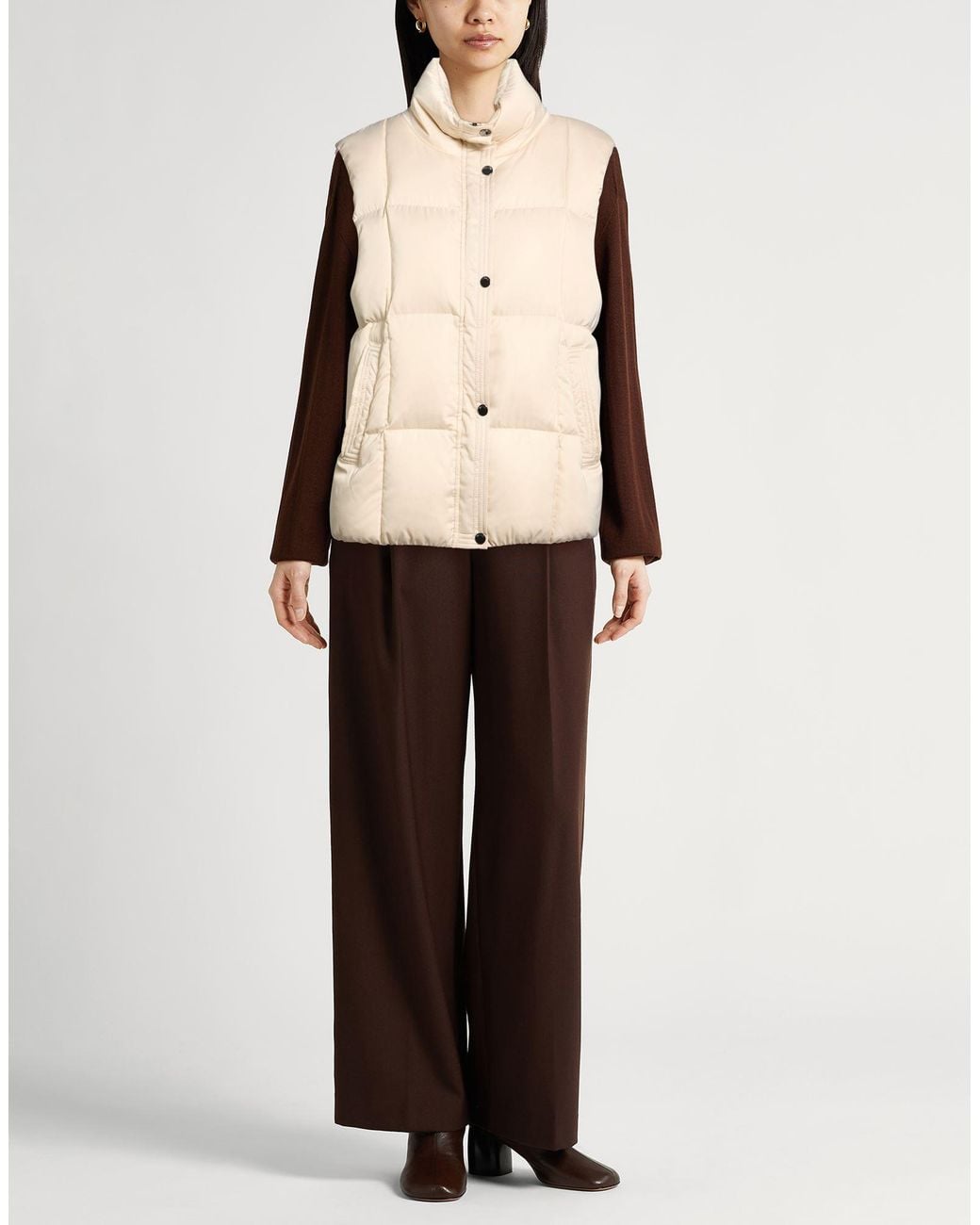 Peserico Natural Ivory Vest Polyester
