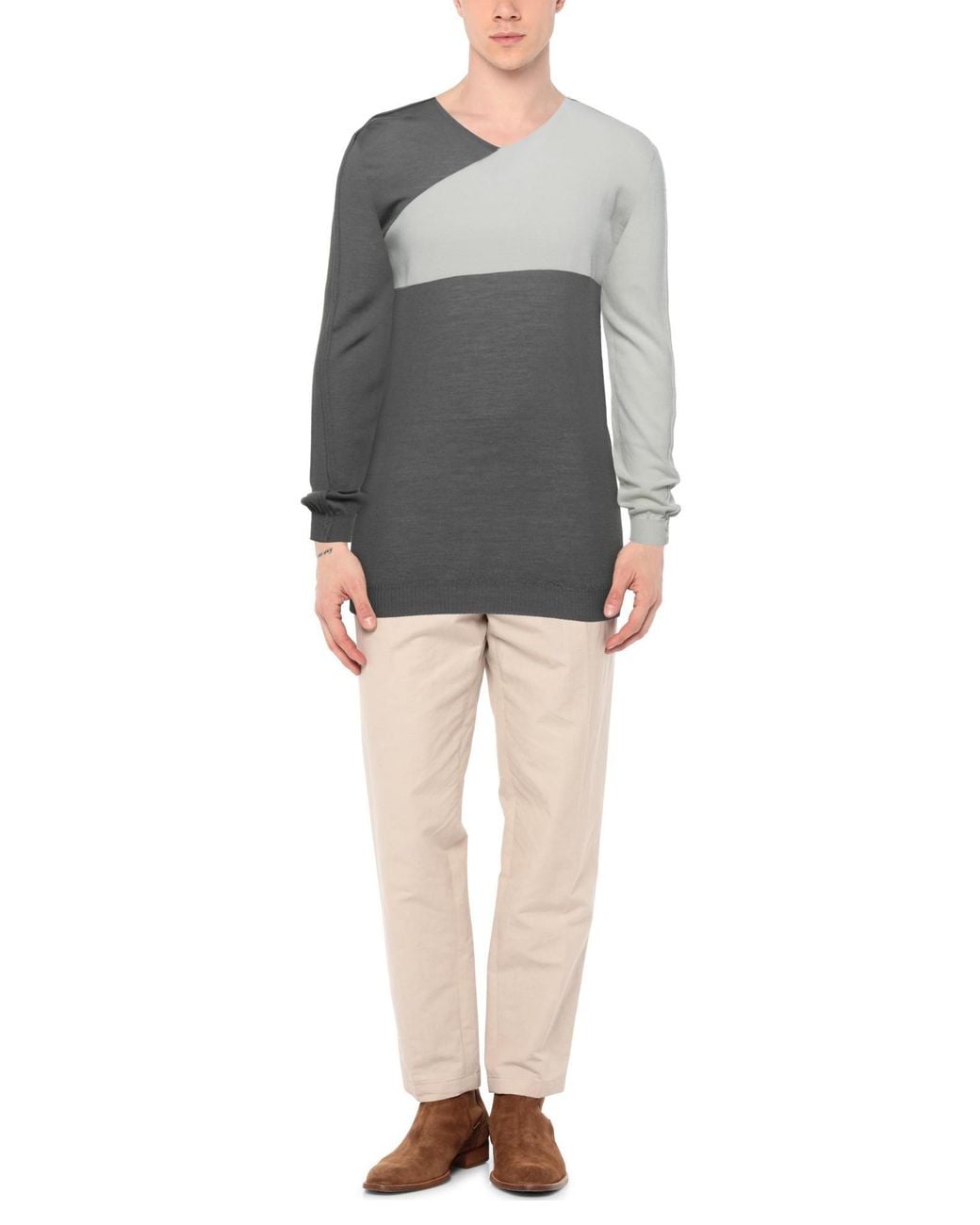 Rick Owens Gray Jumper for men
