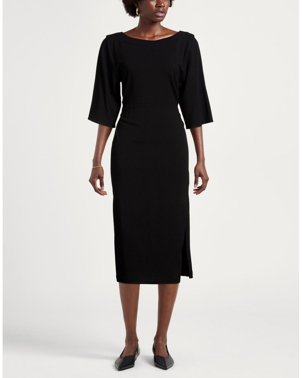 Ba&sh Black Midi Dress