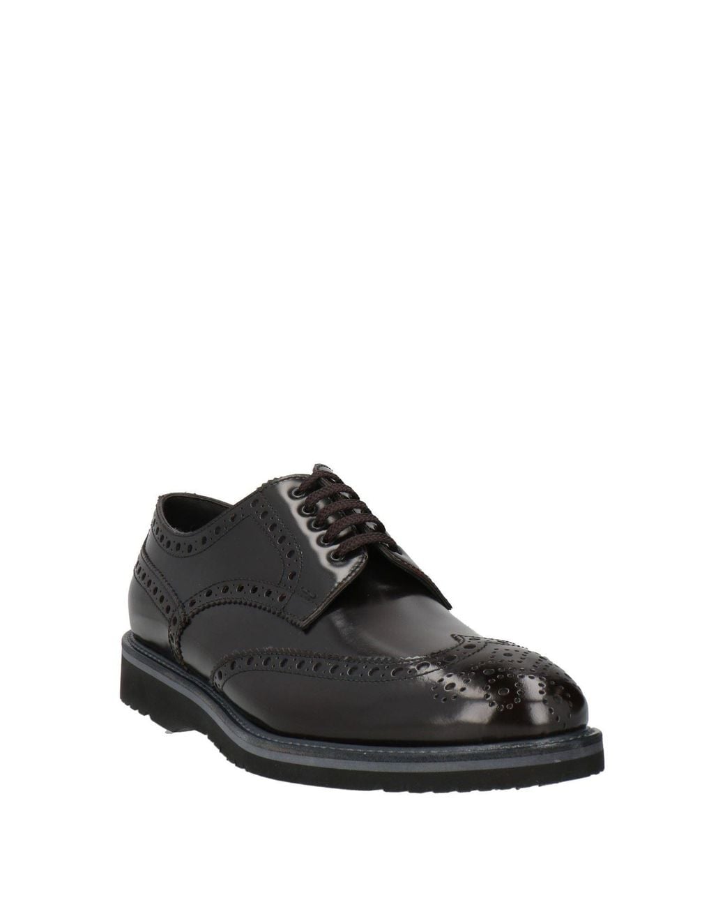 Lo.white Black Dark Lace-Up Shoes Soft Leather for men