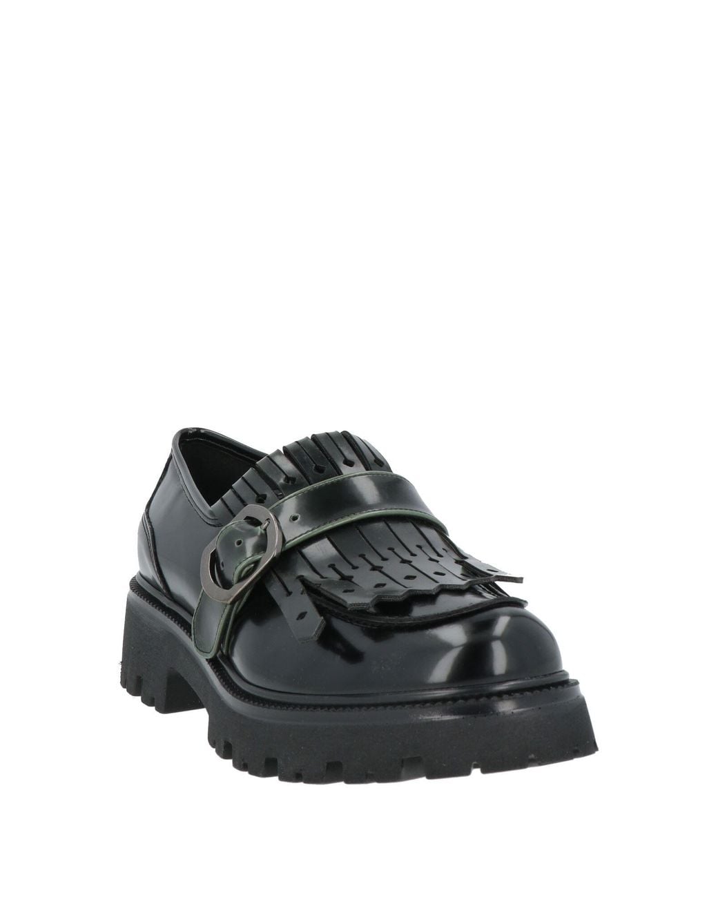 Nila & Nila Black Dark Loafers Synthetic Material