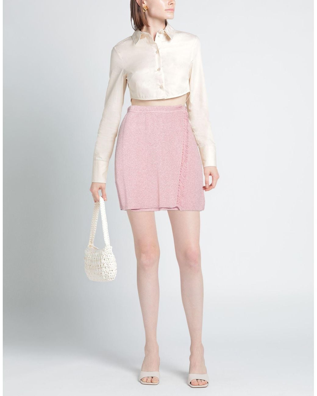 IRREPLACEABLE ELISA GIORDANO Pink Mini Skirt