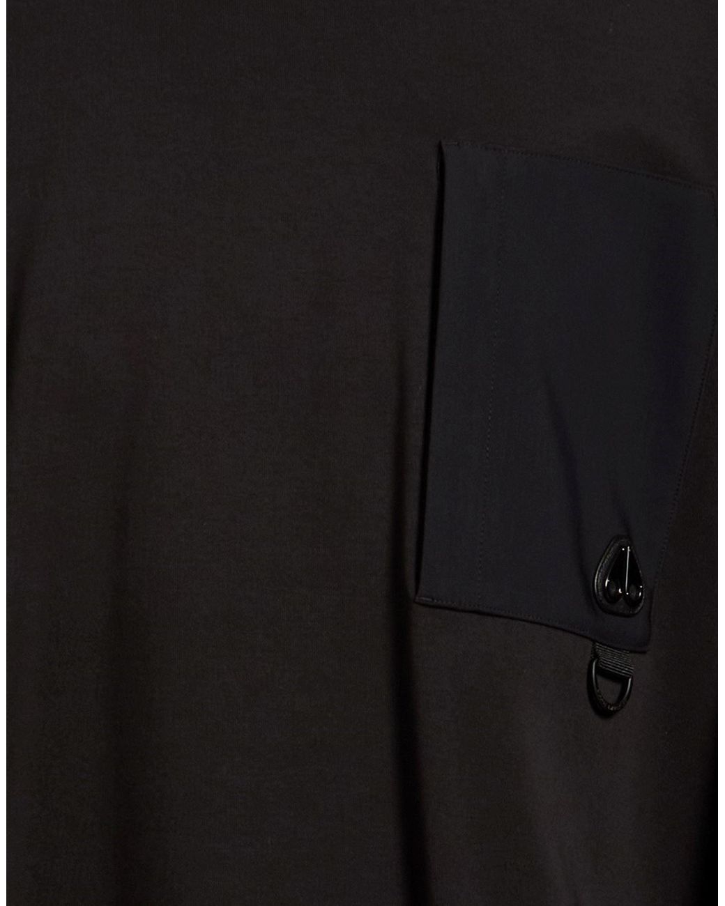Moose Knuckles Black Sweatshirt Cotton for men
