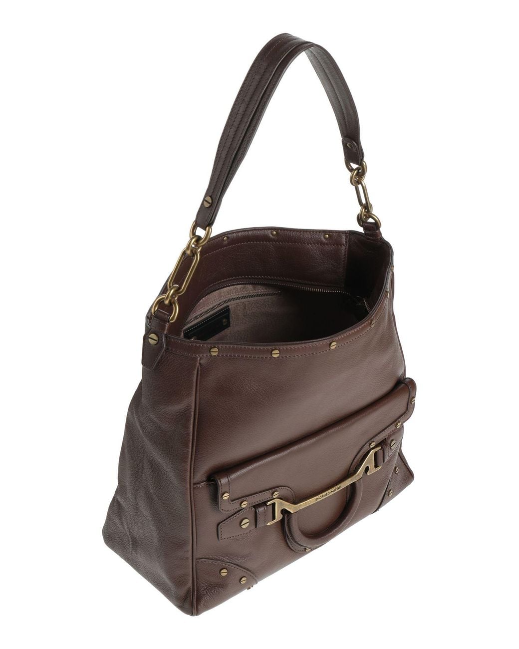 Borsa A Spalla di Borbonese in Brown