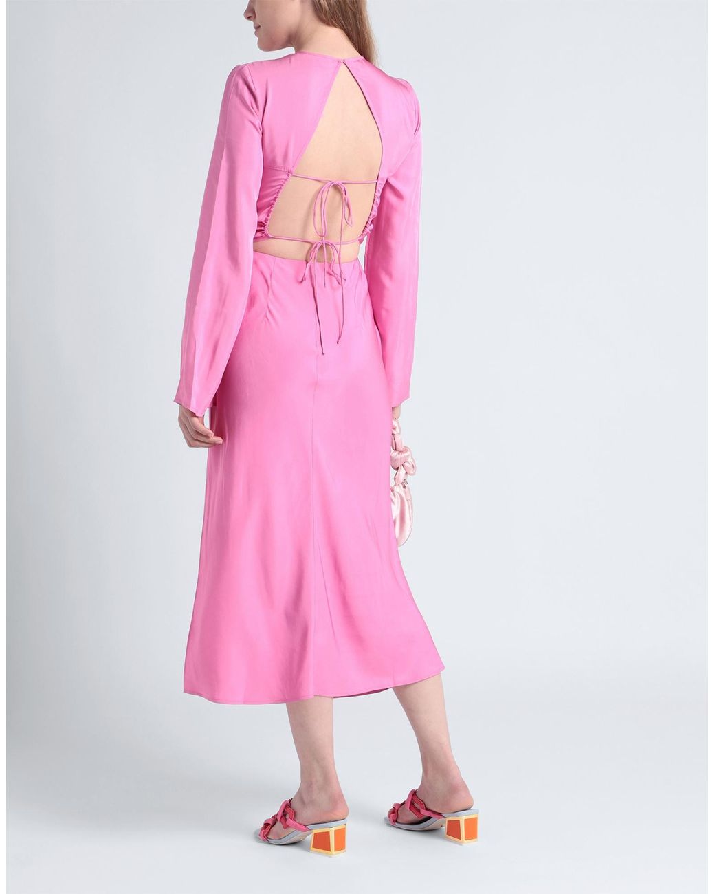 ARKET Long Dress in Pink | Lyst UK