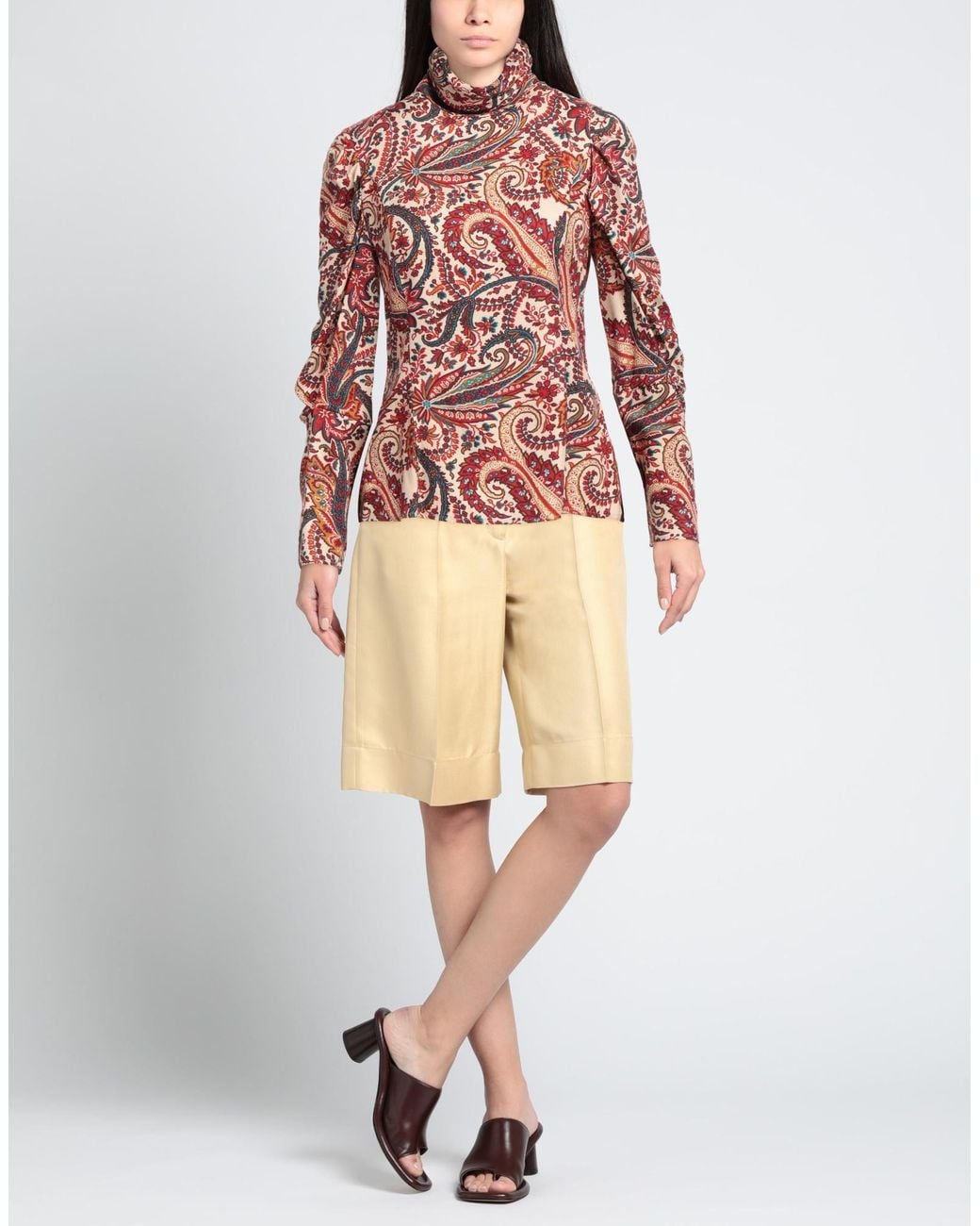 Nora Barth Red Top Polyester, Elastane