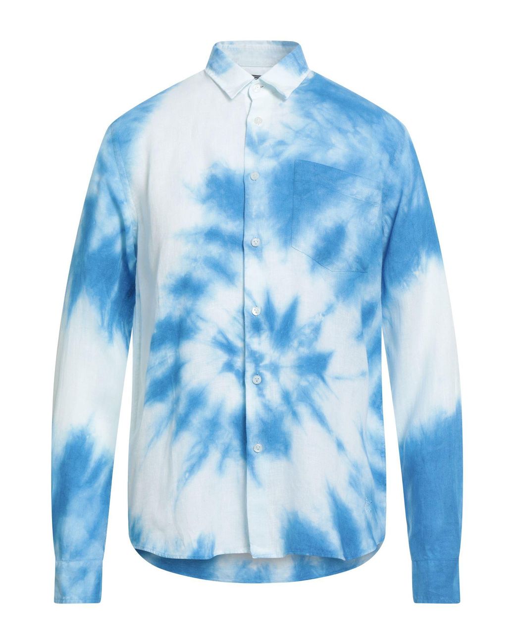 Vilebrequin Blue Shirt Linen for men