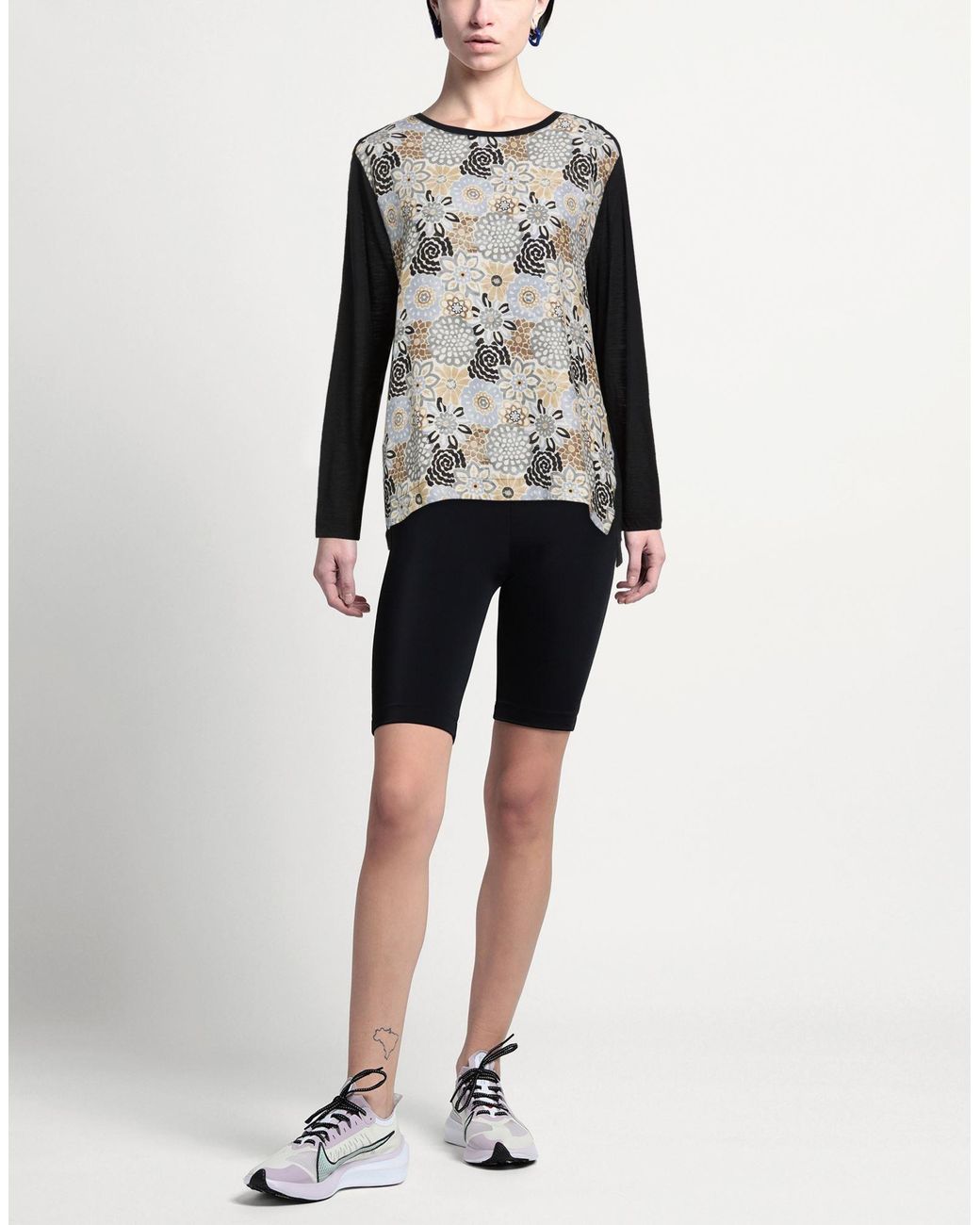 Whyci Black Top Wool, Nylon, Silk