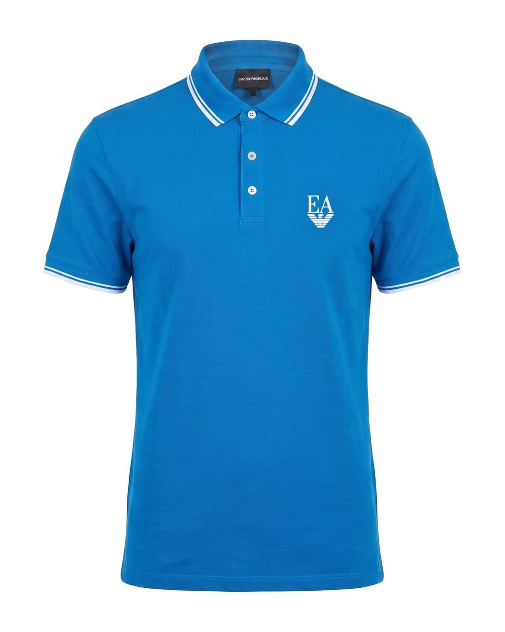 Emporio Armani Blue Polo Shirts for men