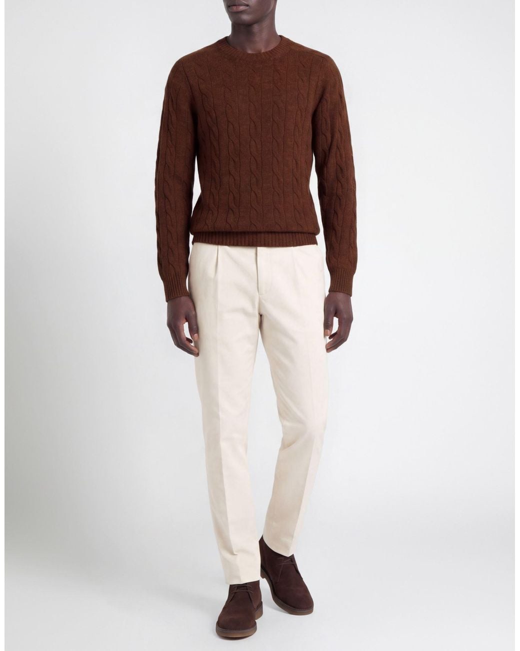 Gran Sasso Brown Jumper for men