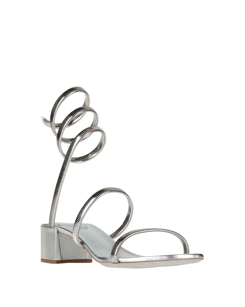 Rene Caovilla White Sandals