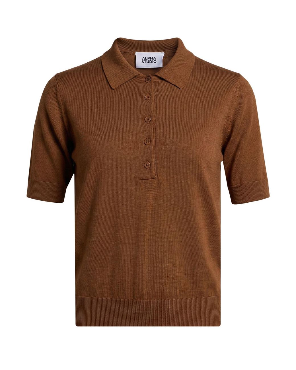 Pullover Alpha Studio en coloris Brown