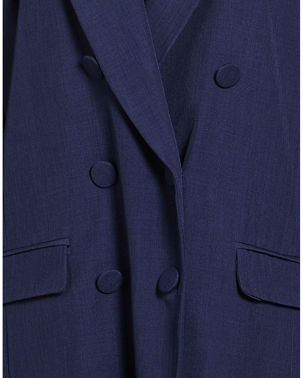 LANACAPRINA Blue Blazer Polyester, Elastane