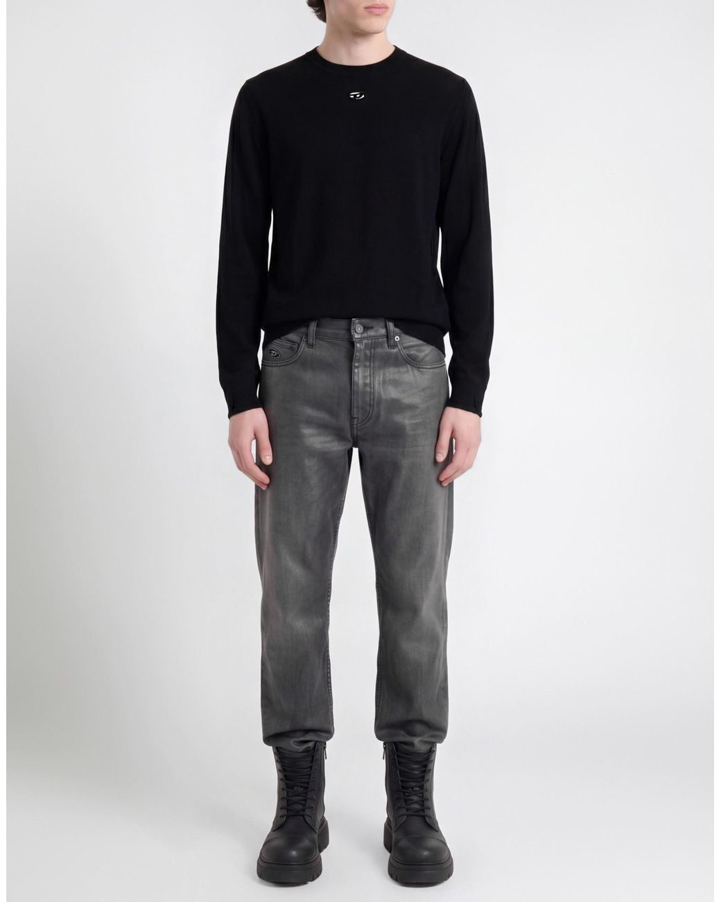 DIESEL Black Jumper for men
