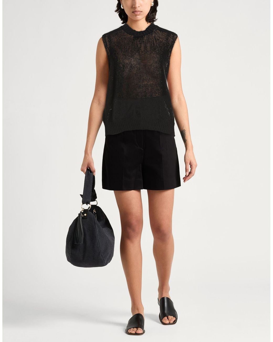 Roberto Collina Black Pullover