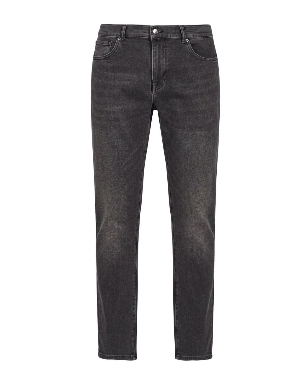 Ice Iceberg Gray Charcoal Jeans Cotton, Elastane for men