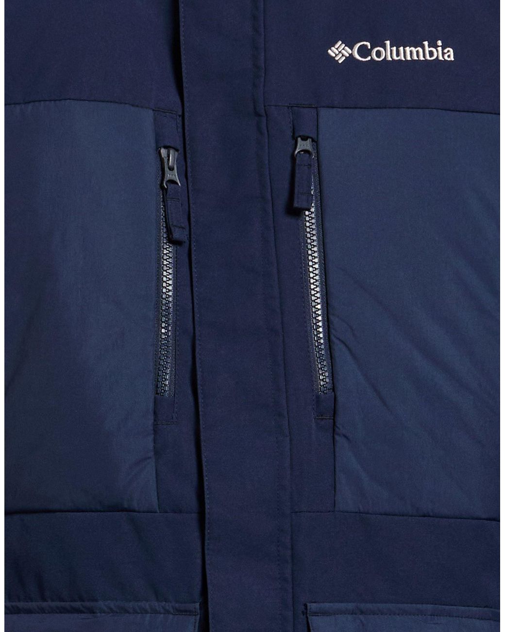 Columbia Blue Puffer Polyester, Cotton for men