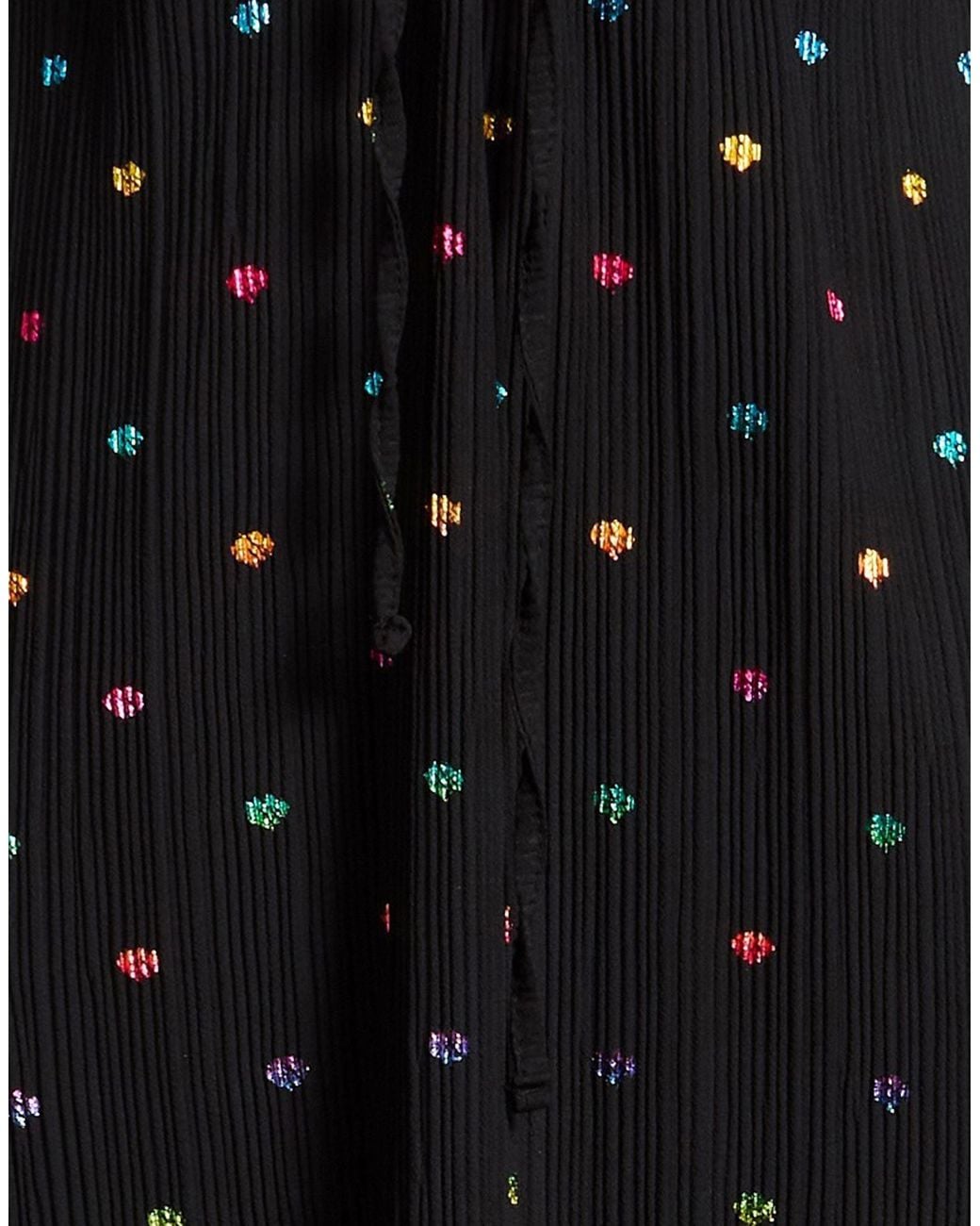 Never Fully Dressed Black Midi Dress Polyester, Elastane