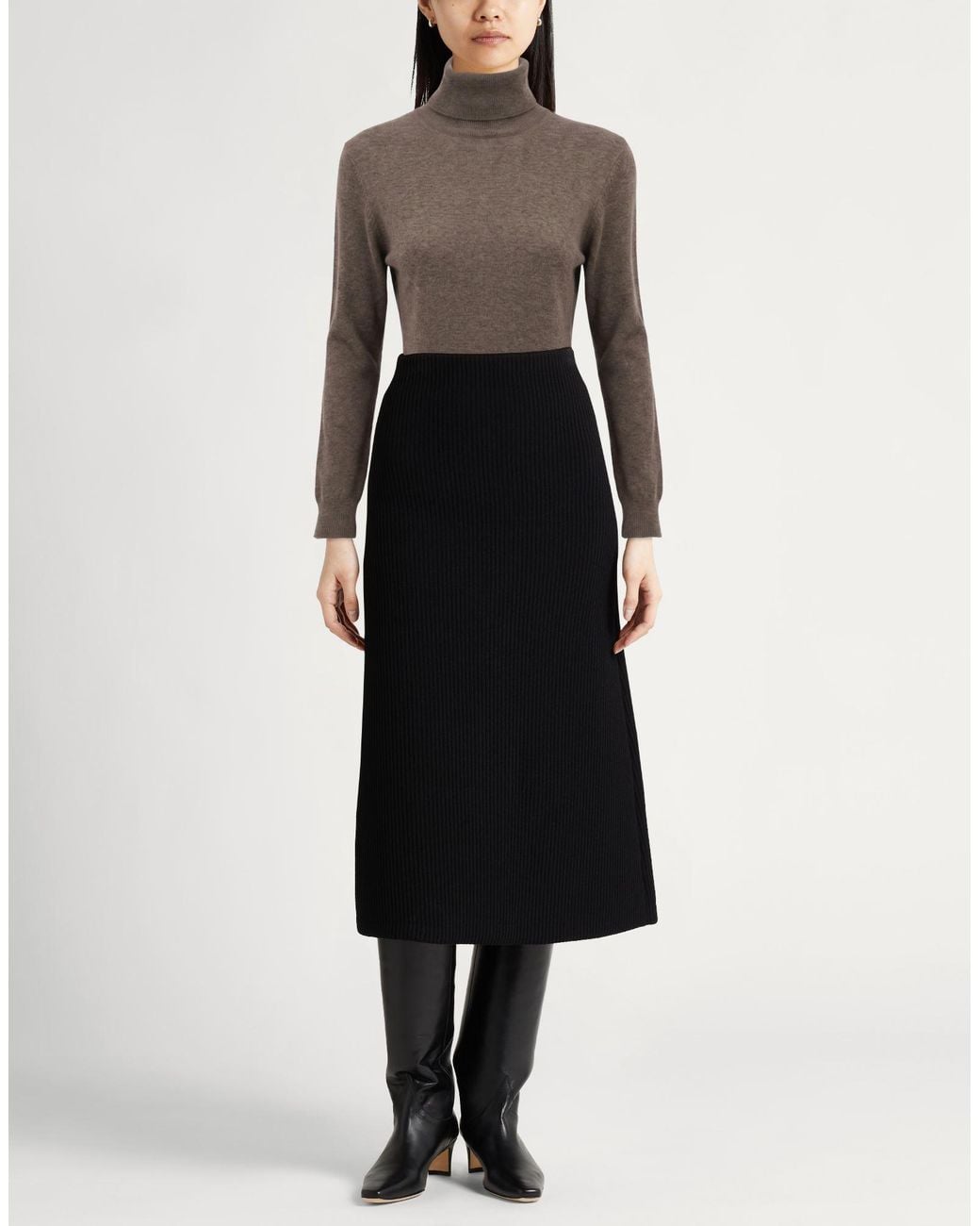 Agnona Brown Turtleneck