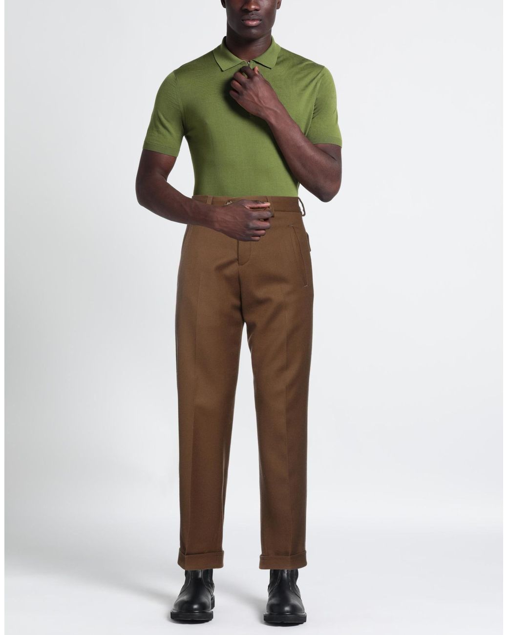 PT Torino Brown Pants for men