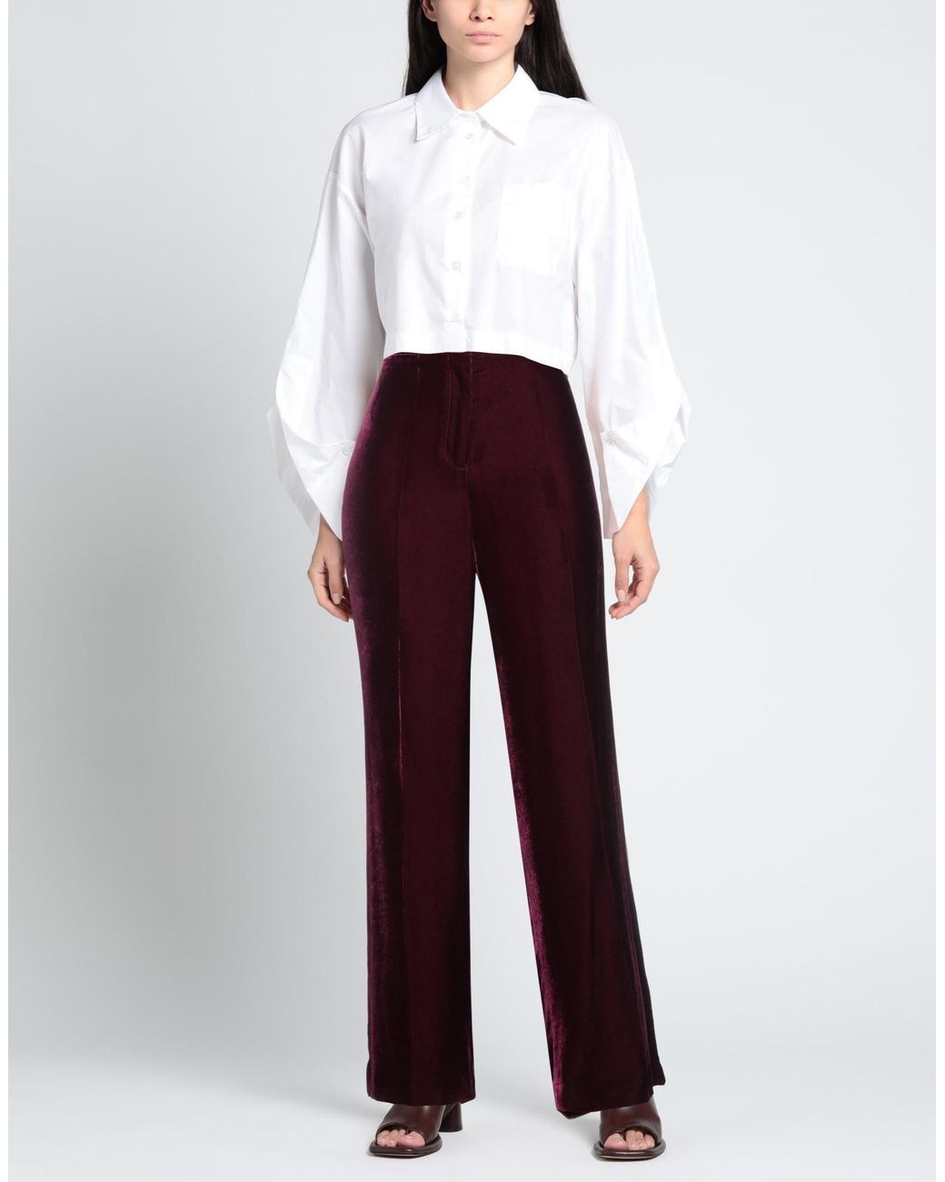 Stella McCartney Purple Pants