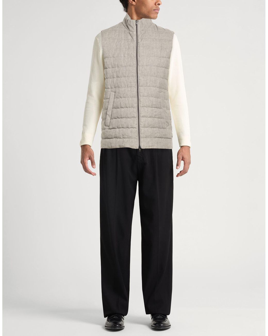 Herno Gray Vests for men