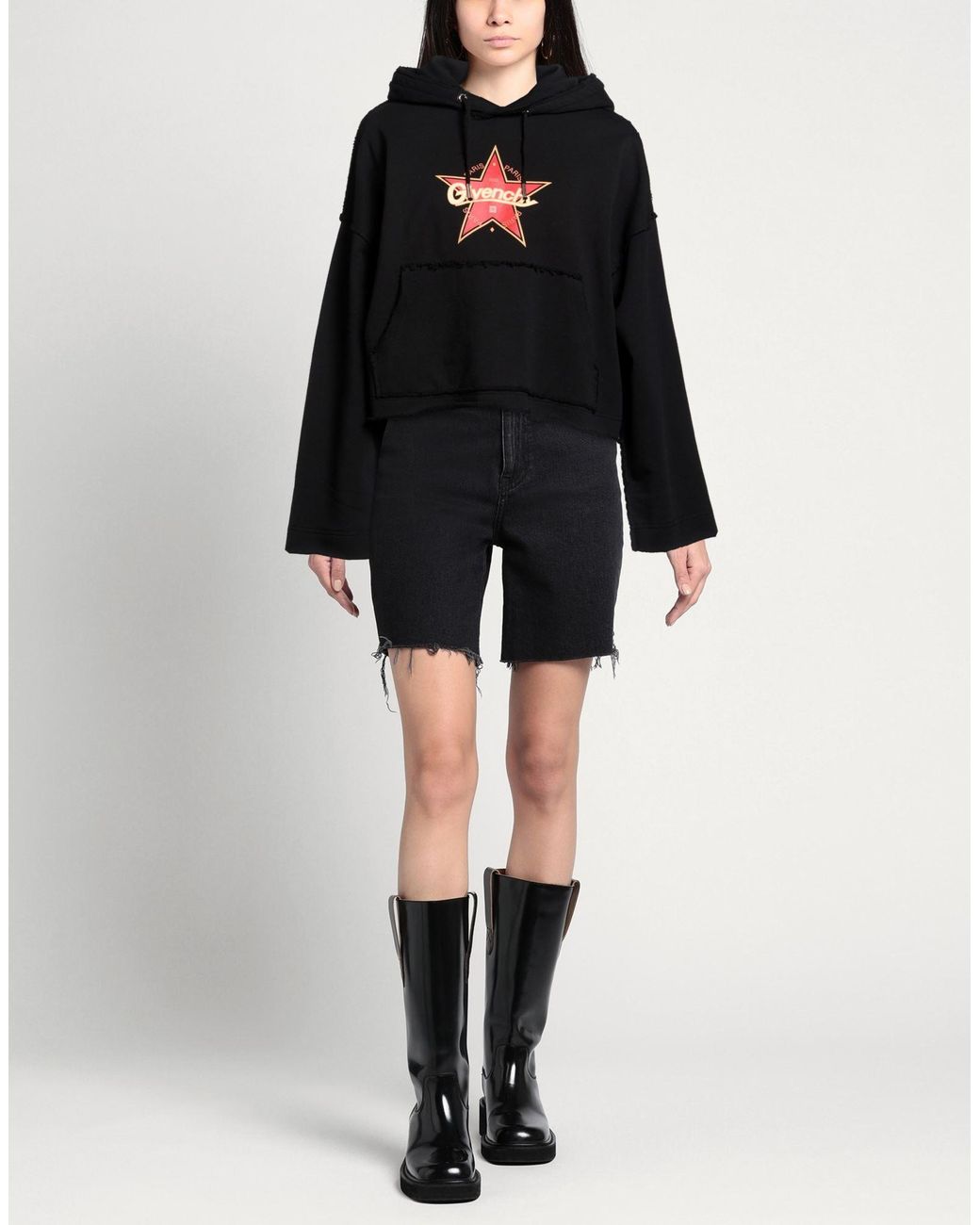 Givenchy Black Sweatshirt Cotton