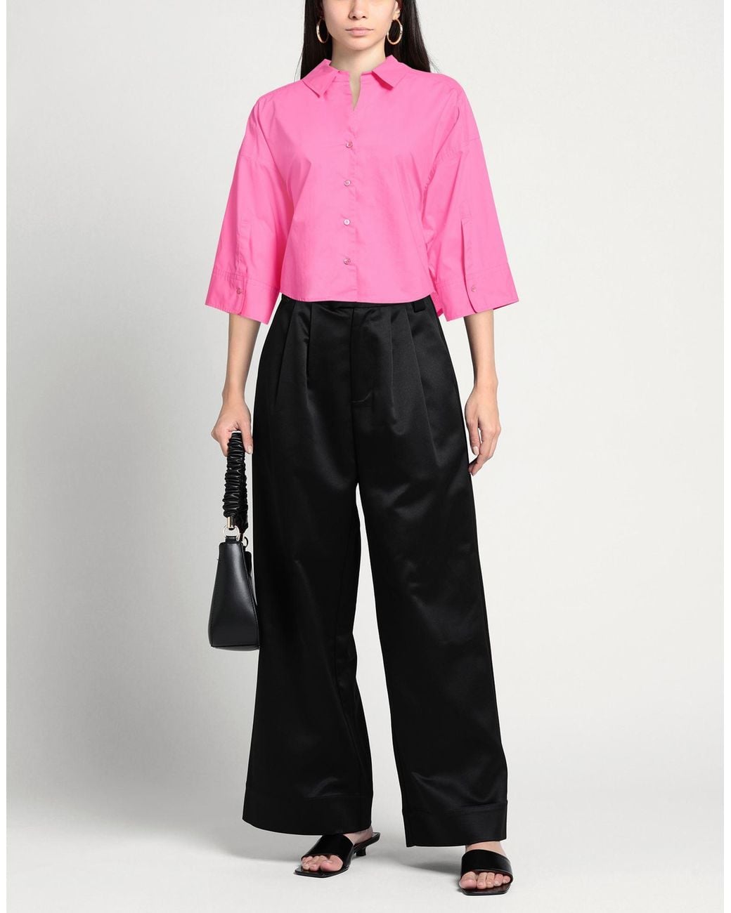 19.70 Nineteen Seventy Pink Fuchsia Shirt Cotton