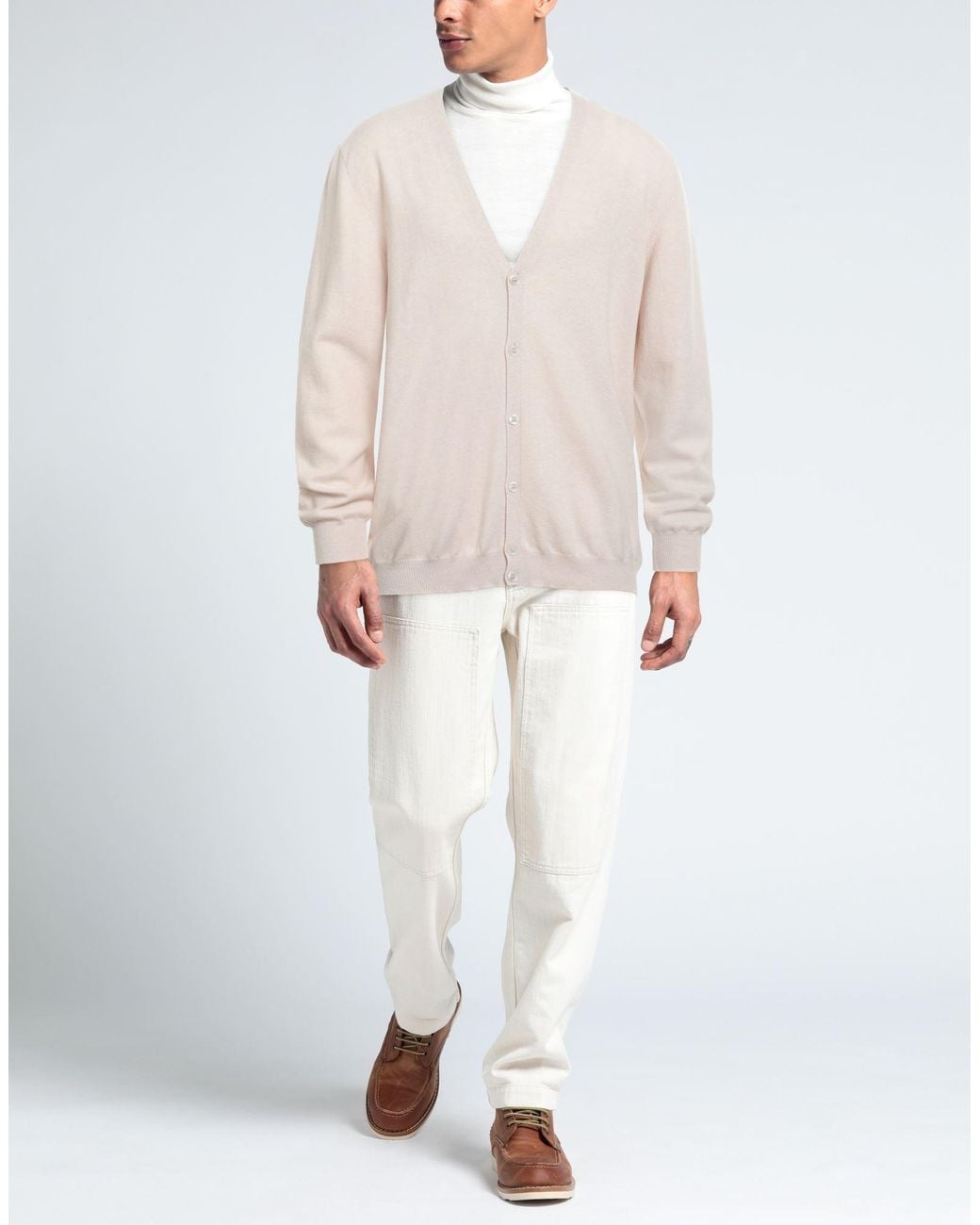 Gran Sasso White Cardigan for men
