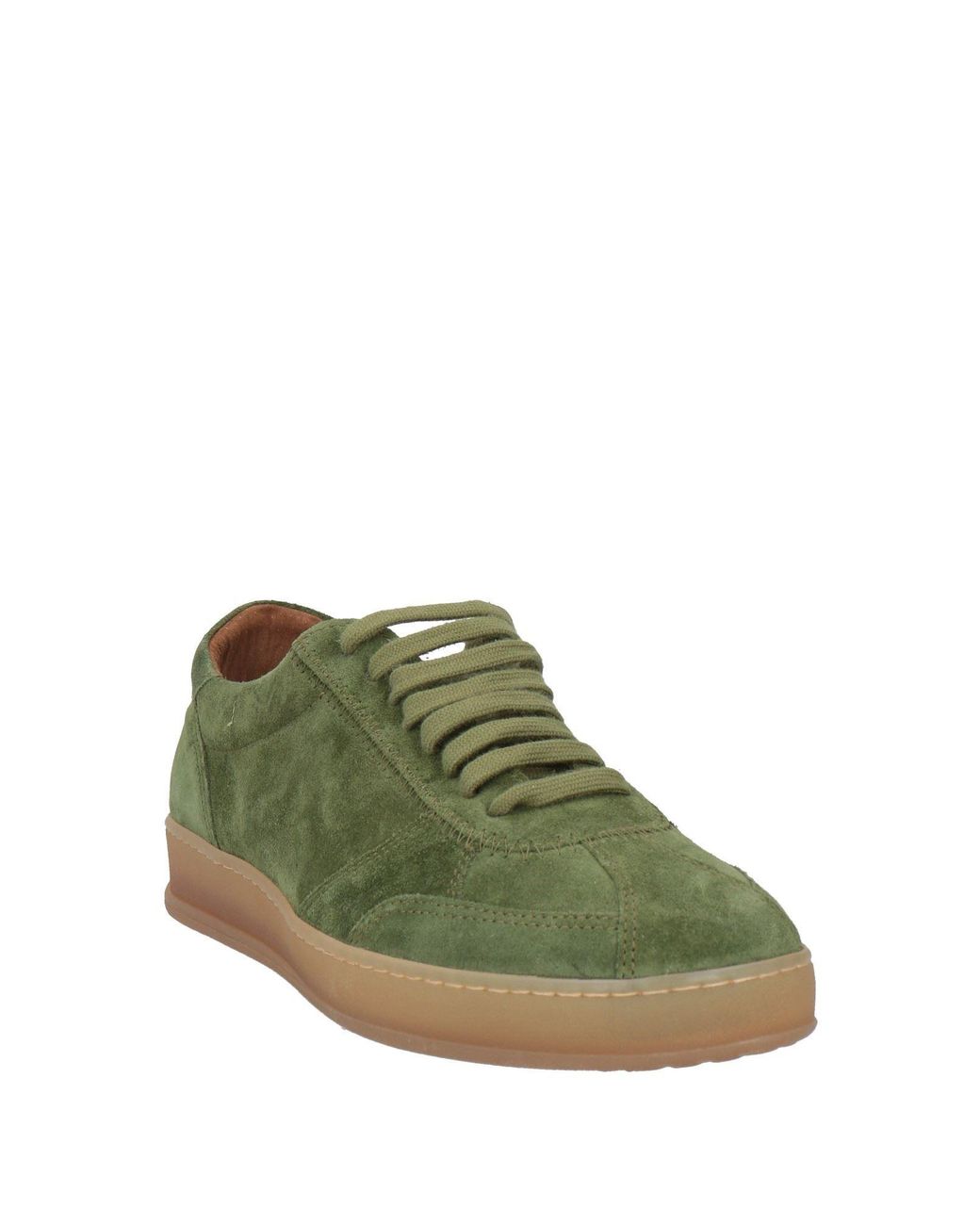 Bekk Green Military Sneakers Leather for men