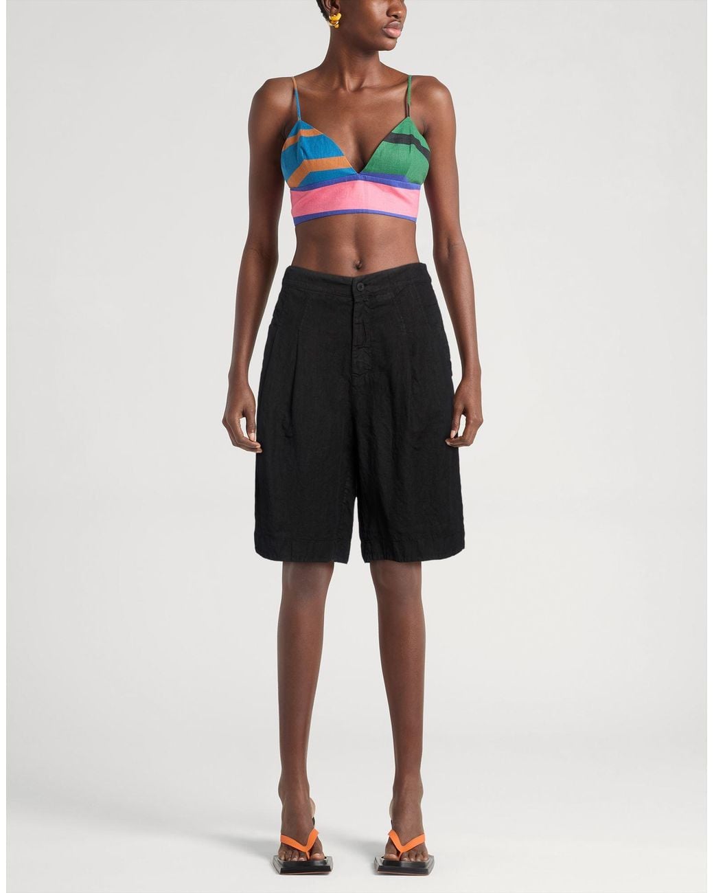 Transit Black Shorts & Bermuda Shorts