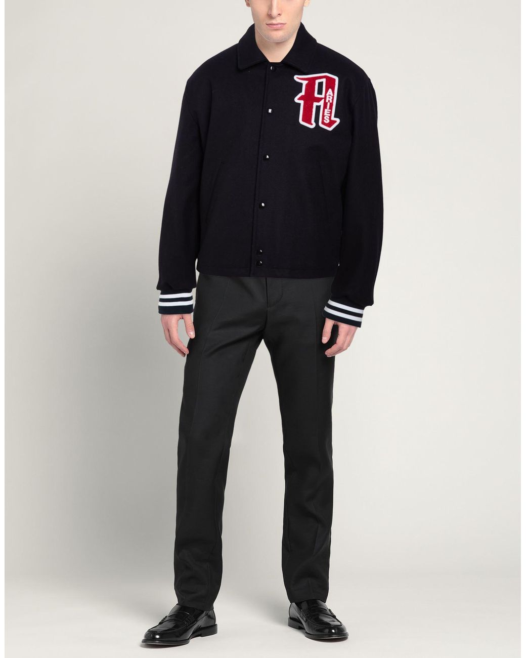 Aries Blue Jacket Wool, Nylon for men