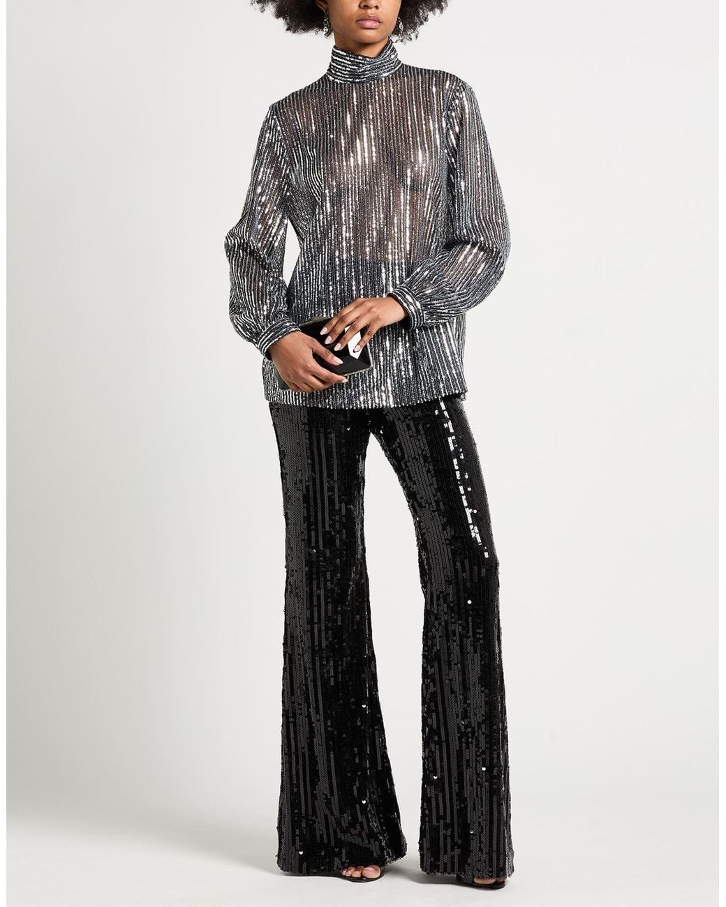 Semicouture Gray Top Polyester