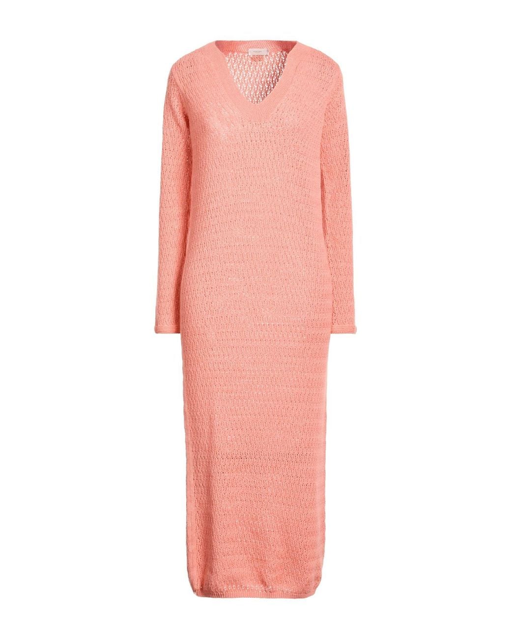 Agnona Pink Midi Dress