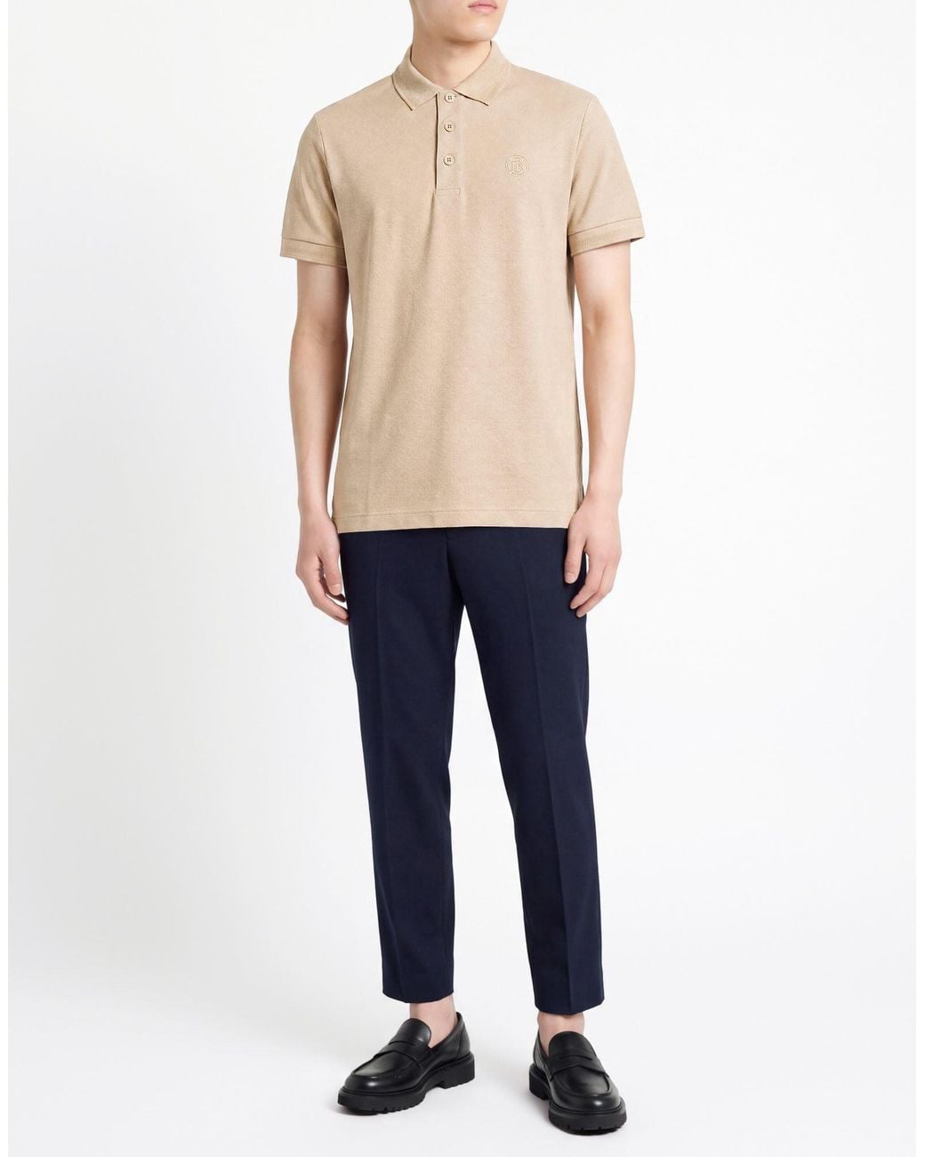Burberry Natural Polo Shirt for men