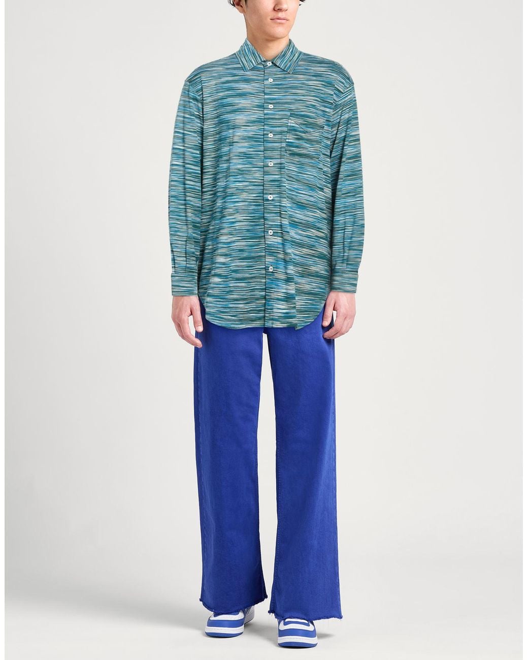Camicia di Missoni in Blue da Uomo